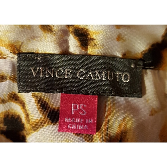 Vince Camuto Animal Print Top - Picture 4 of 4